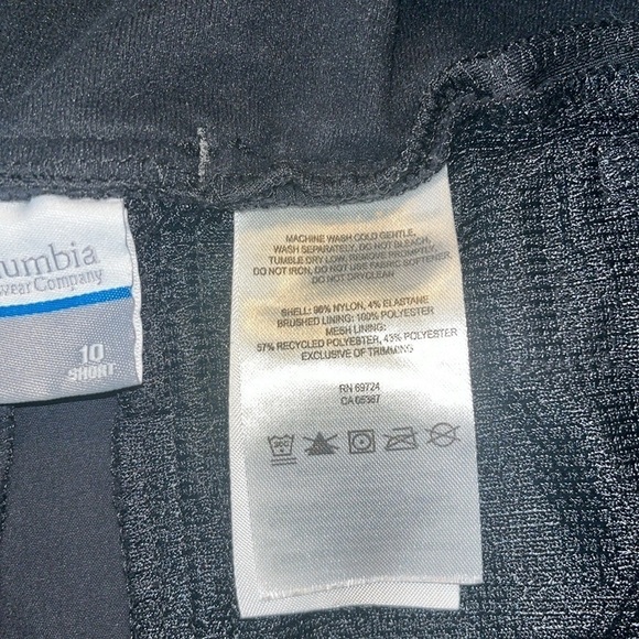 Columbia Women's Omni-Shield Climber Canyon Stretch Shorts size 10 Black - Picture 9 of 9